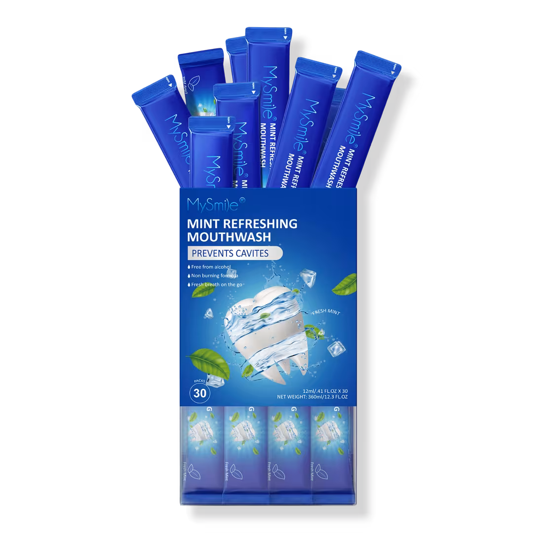 MySmile  Travel-Friendly Alcohol-Free Mouthwash in Fresh Mint