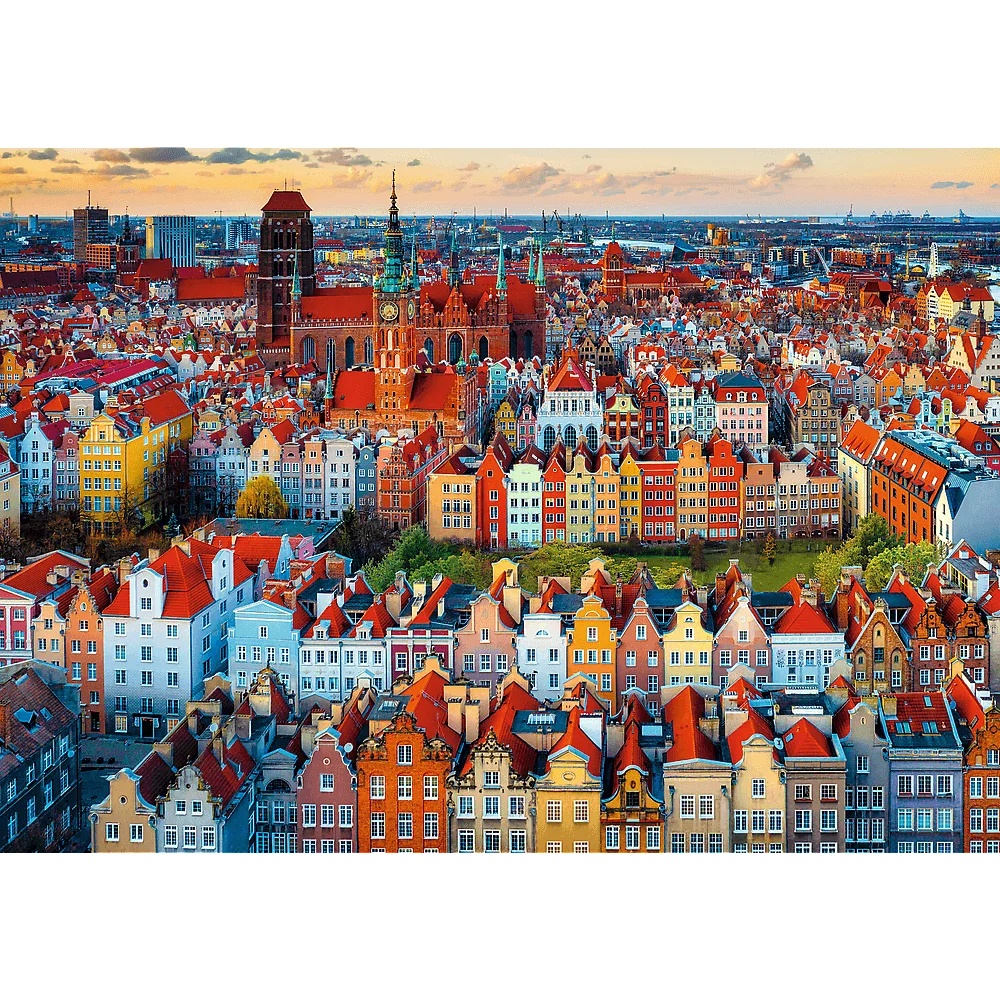 Puzzle Premium Plus Quality 1000 El. Photo Odyssey: Widok Na Gdańsk, Polska