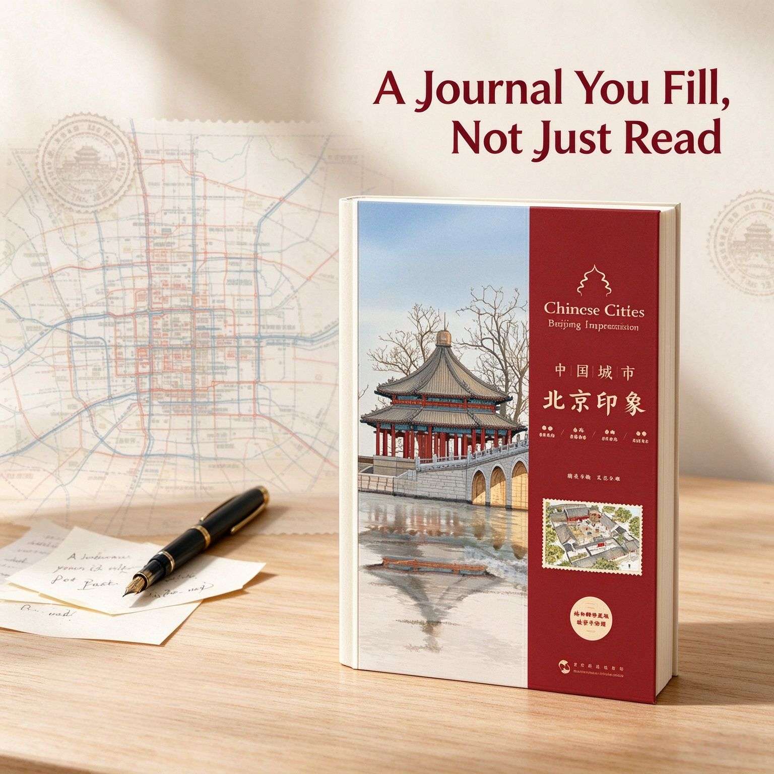 Chinese Cities: Beijing Impressions — A Bilingual Literary Handbook (Hardcover)