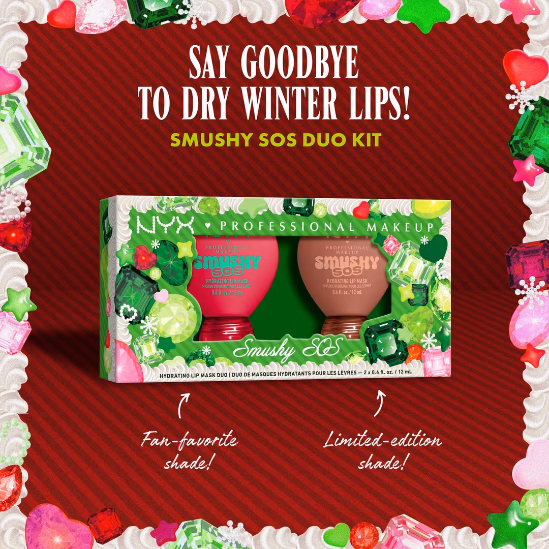 NYX Professional Makeup  Smushy SOS Hydrating Lip Mask Duo