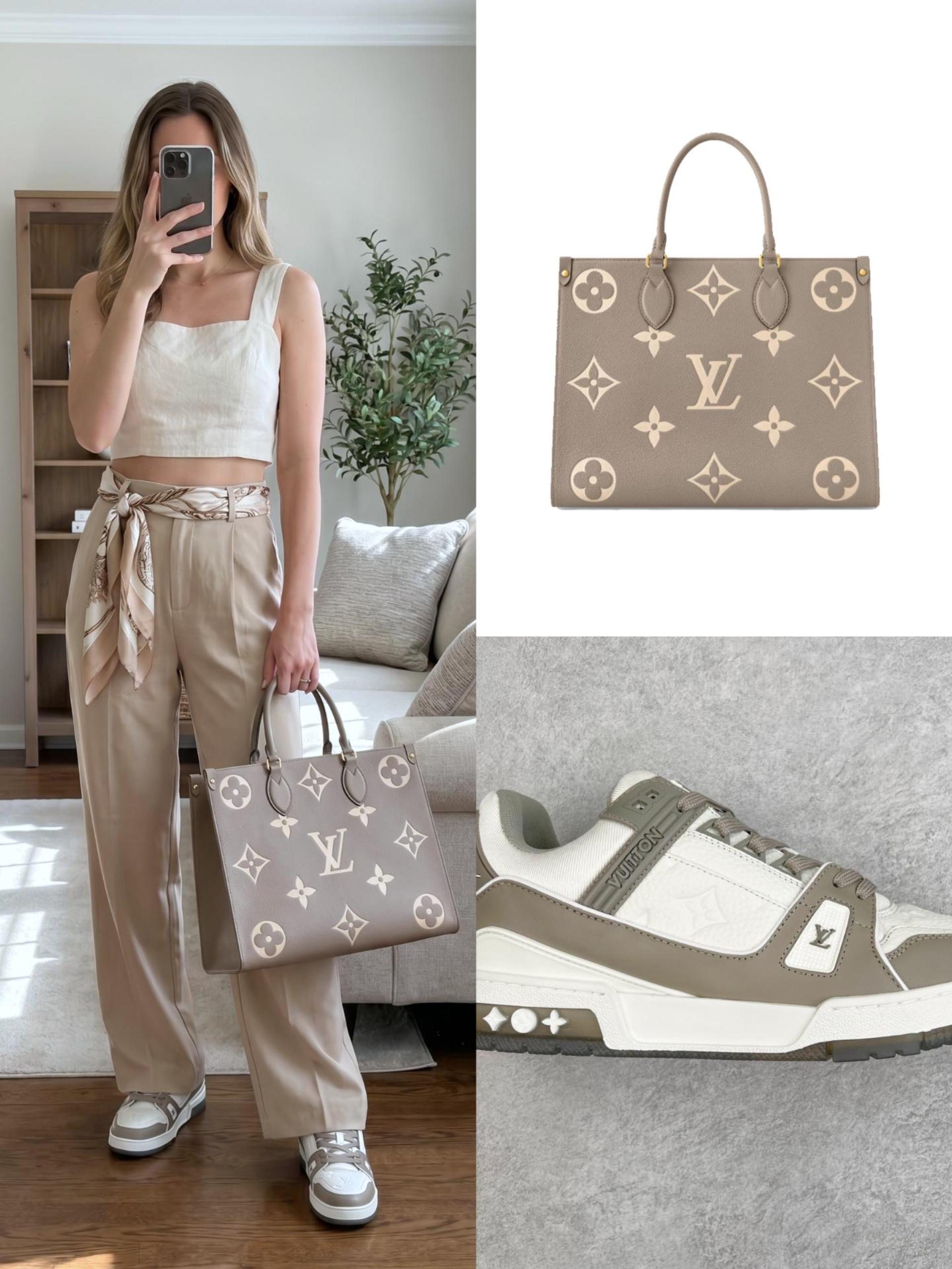 LV Shoes & Bag Set