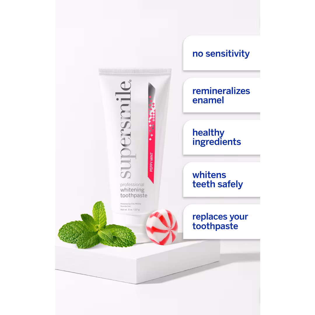 Supersmile  Peppy Mint Kit with Accelerator and Crystal Collection Toothbrush
