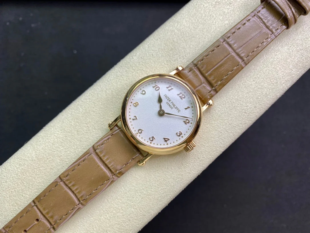 PATEK Watch Calatrava 34.6mm Gold White Dial