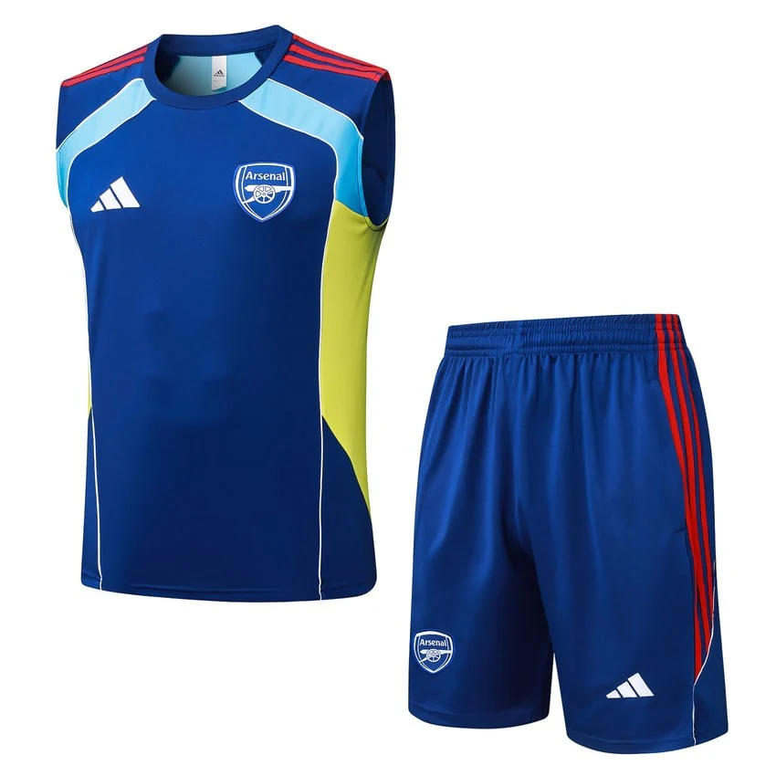 Arsenal Tank Top Shorts Men 2025 2026 Light Blue