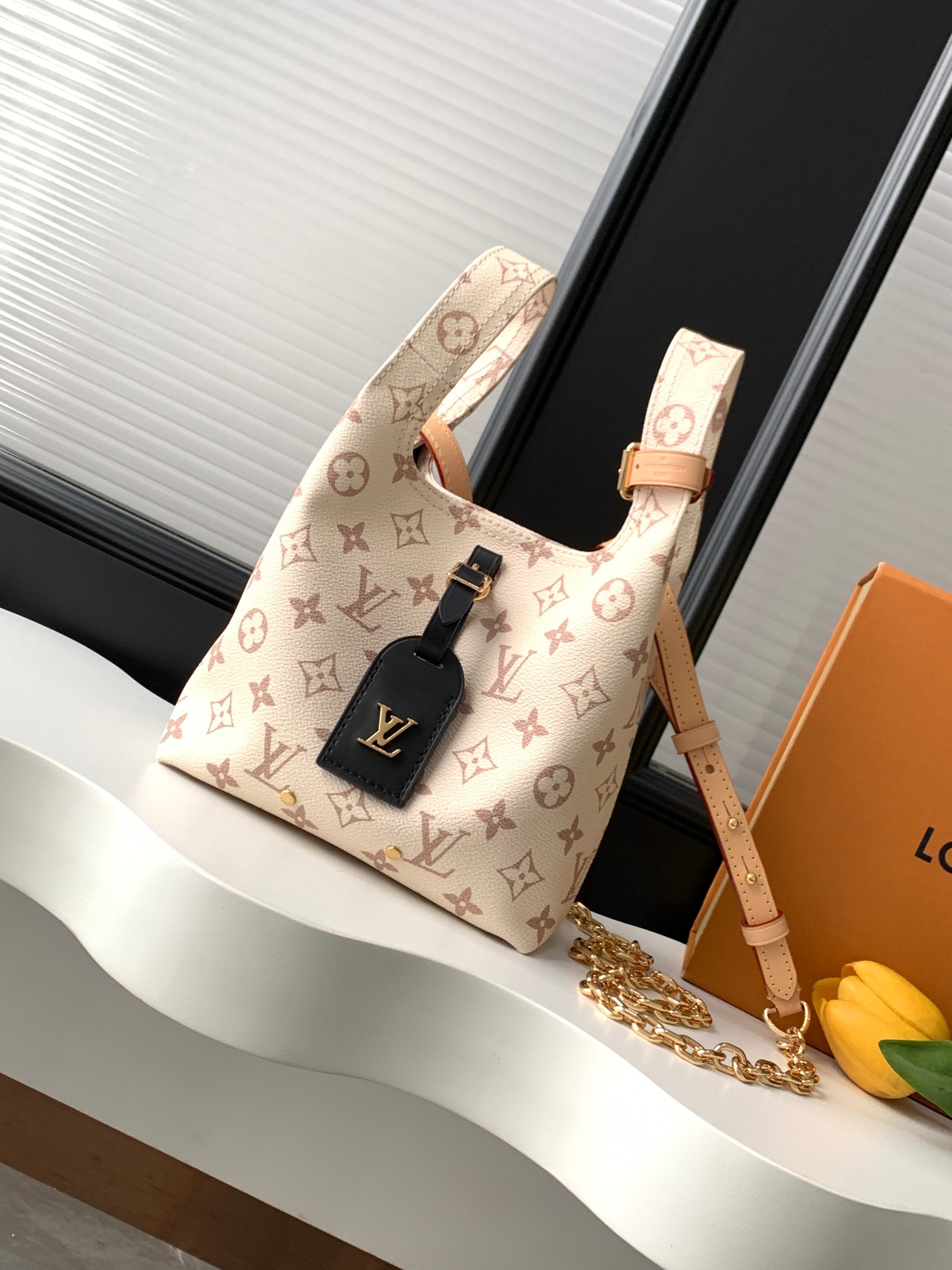 LV Atlantis BB Monogram Dune handbag