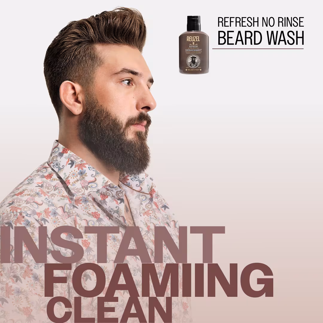 REUZEL  REFRESH No Rinse Beard Cleanser