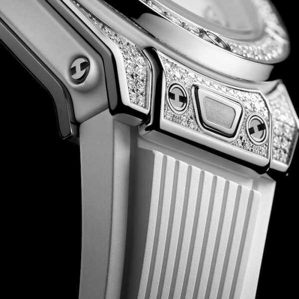 Replica Hublot Big Bang Women Automatic White Rubber Watch 485.SE.2010.RW.1604
