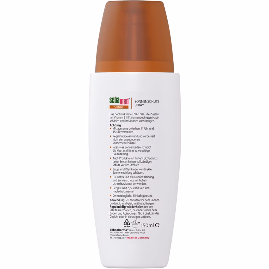 4-fach Sonnenschutzsystem gegen Sonnenbrand Sonnenschutz Spray SPF 30