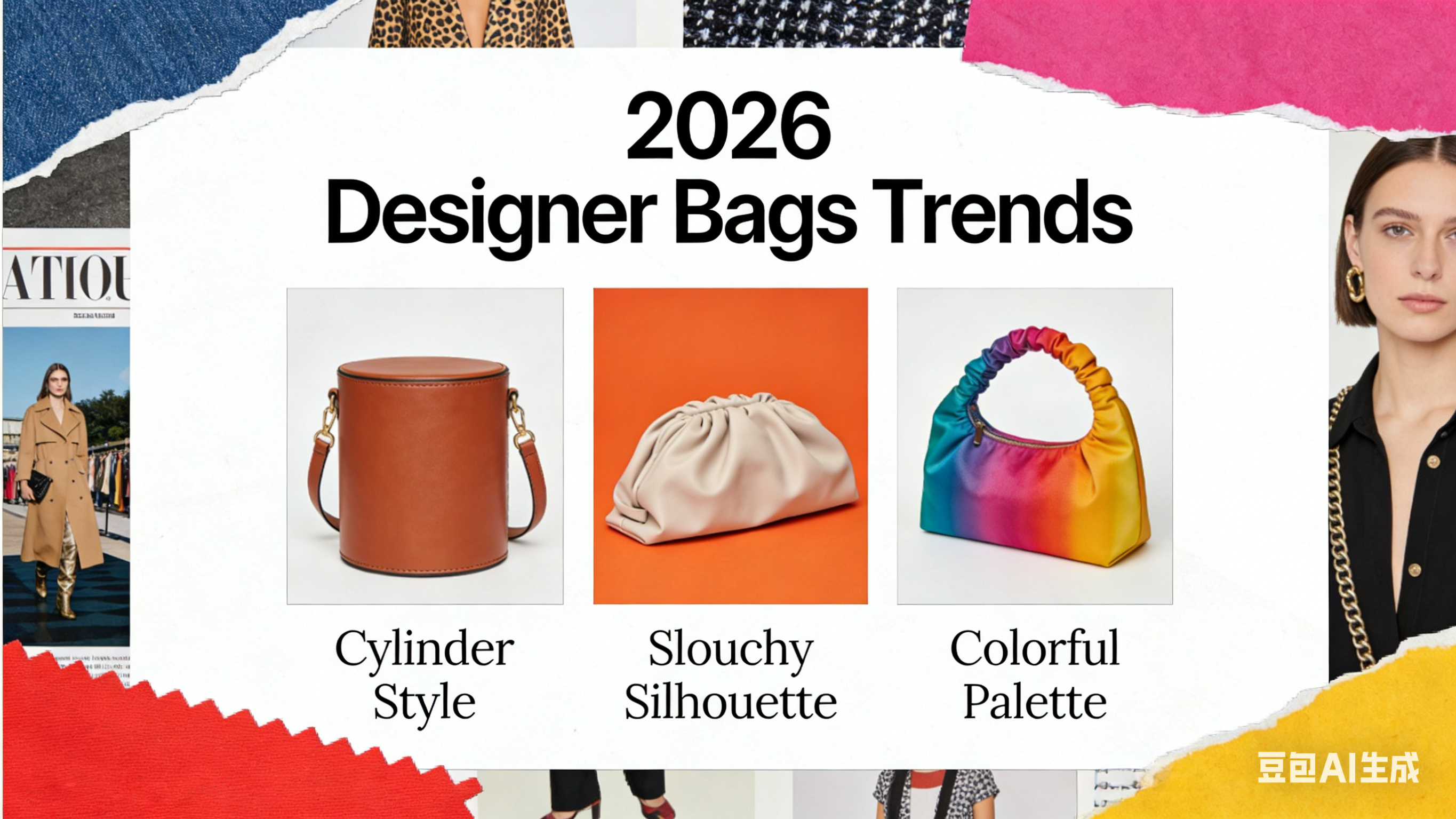 10 Must-Have Designer Bags Trends in 2026: Cylinder Bags, Slouchy Oversized Bags & Colorful Bags