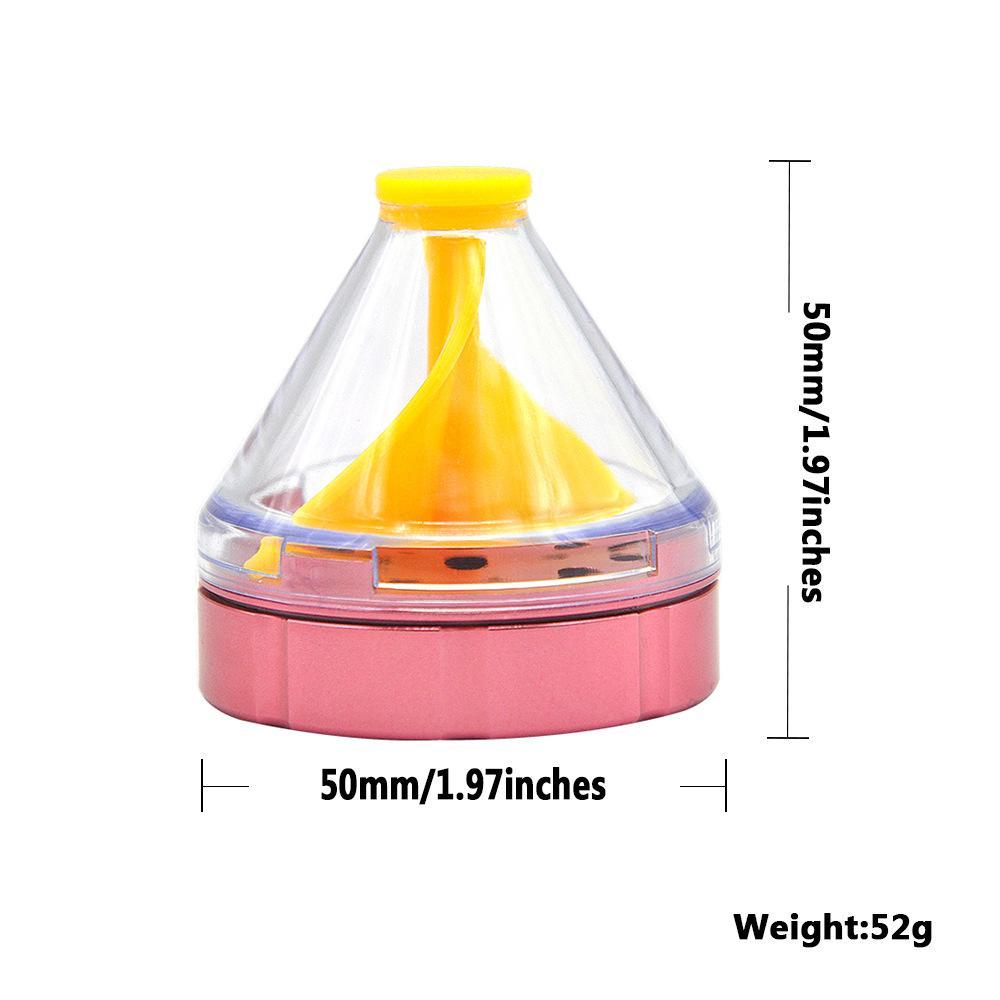 Pre-Roll Cone Herb Grinder with Transparent Storage 50 MM