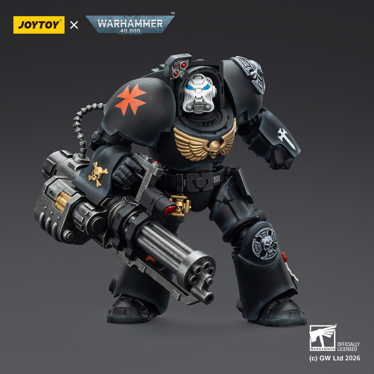 JOYTOY Warhammer 40k 1: 18 Black Templars Terminators - JOYTOY WORLD