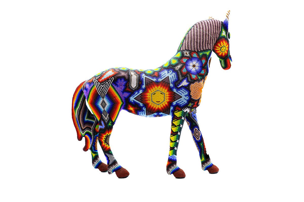 Caballo - Obra de Arte Huichol