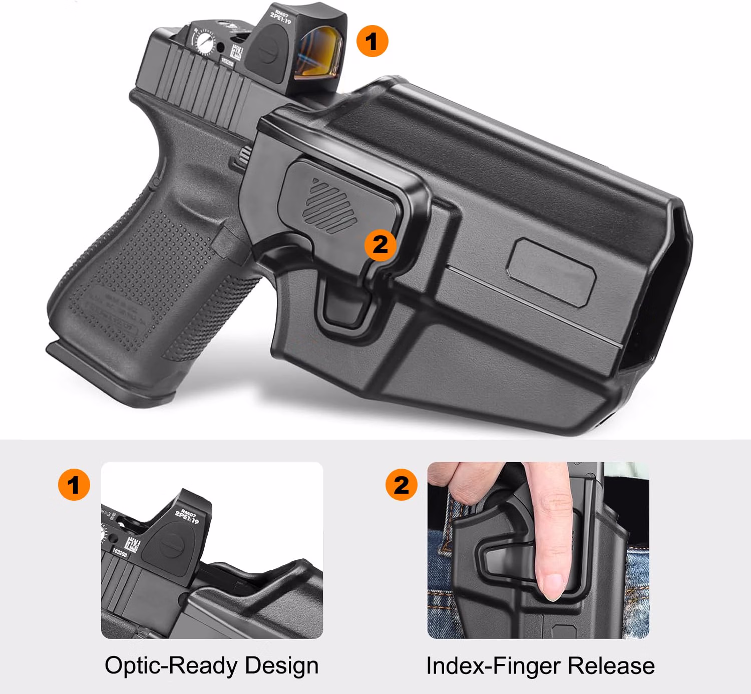 USKDTAC Universal OWB Gun Holster