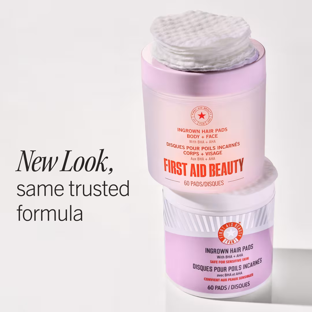 First Aid Beauty  Ingrown Hair Pads with BHA + AHA