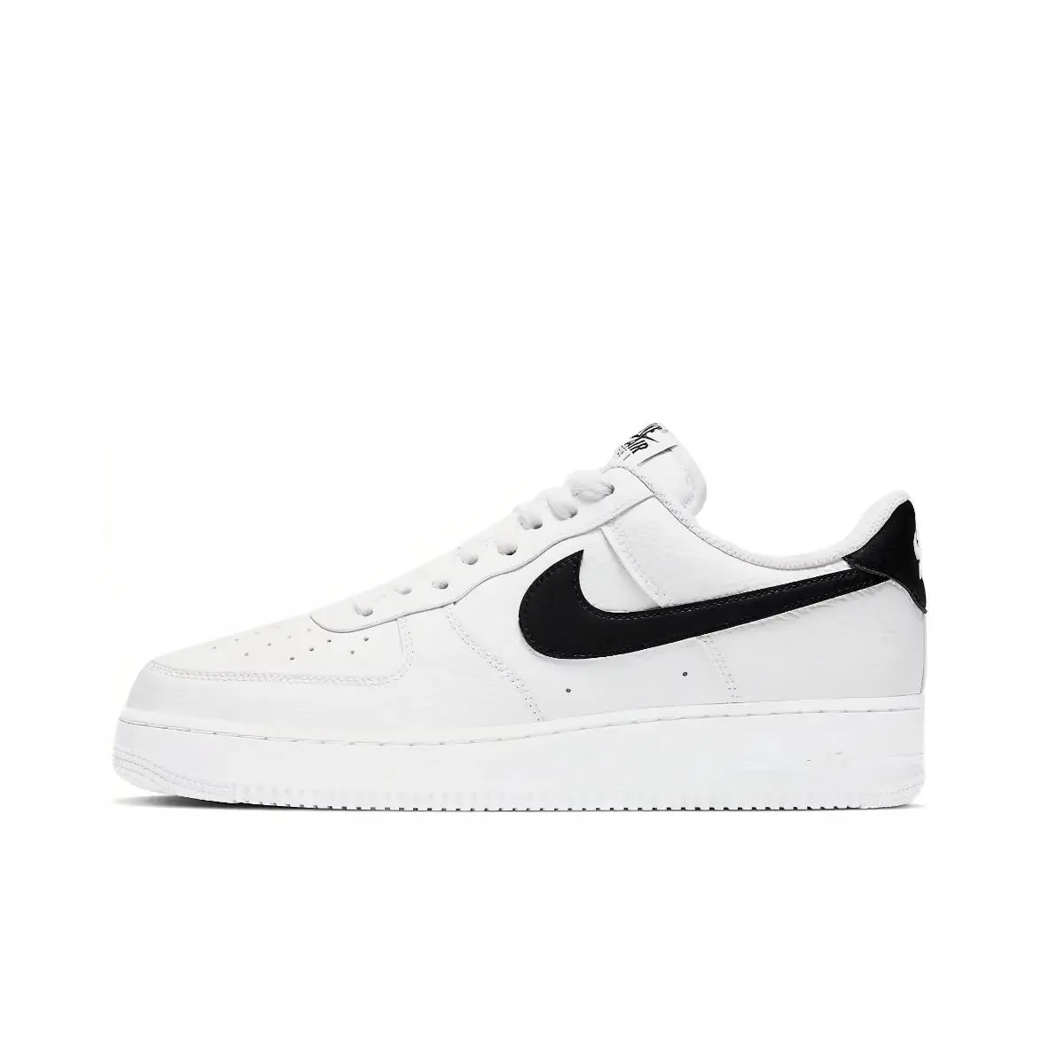 Nike Air Force 1 White and Black Casual Sneakers