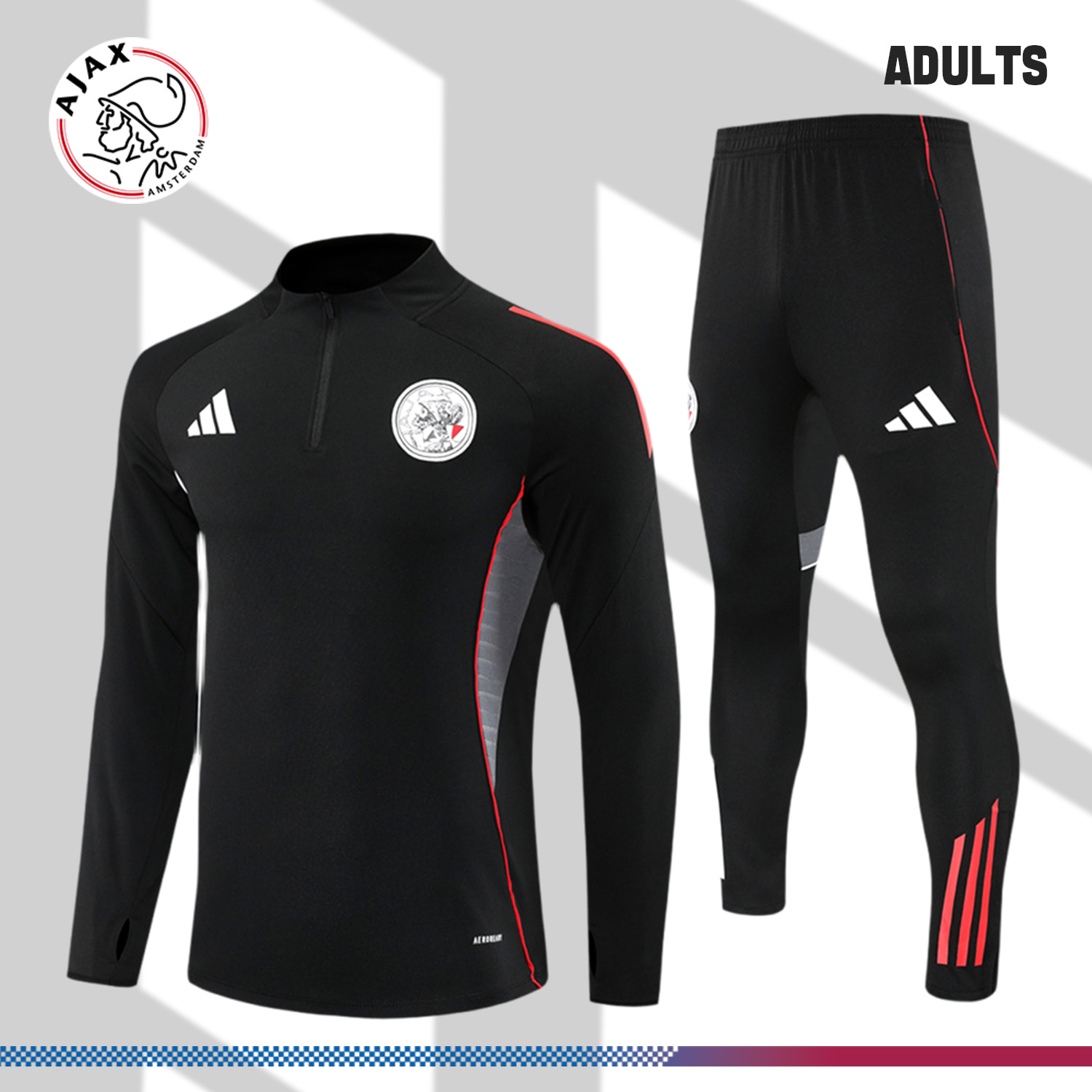 2025/2026 Ajax Adult Half Zip Training Suit (Adult Kit)