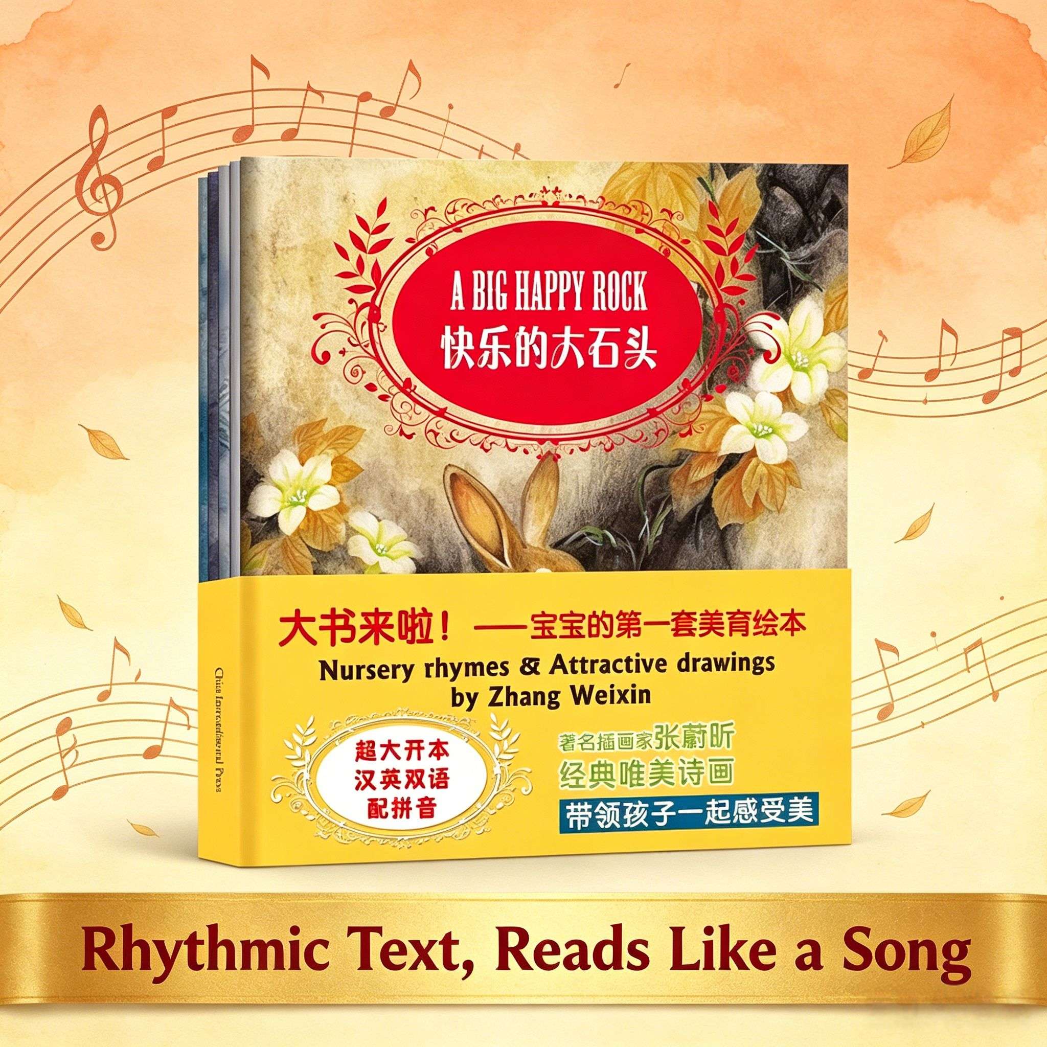 Zhang Weixin Children‘s Aesthetic Picture Book Series (Bilingual Chinese-English)