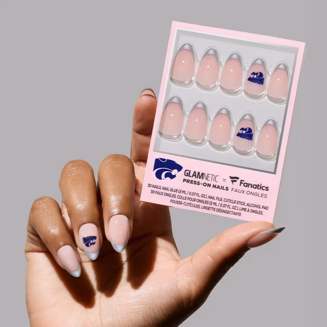 Glamnetic x Fanatics Nail  Kansas State Wildcats Press-On Nails