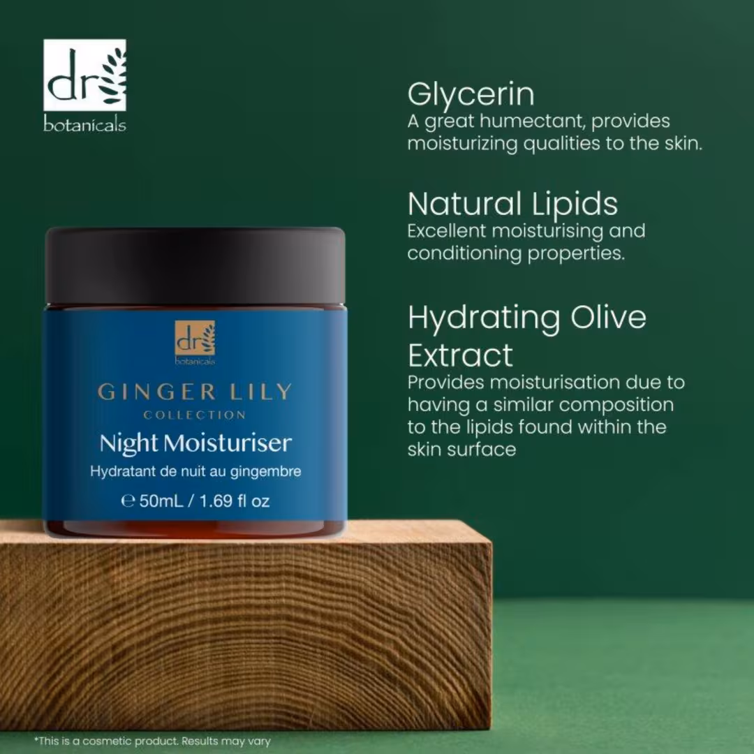 Dr Botanicals  Gingerlily Night Moisturiser