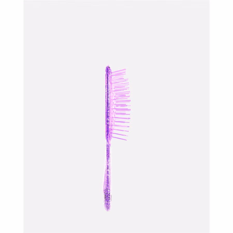 Detangling Hair Brush Mini Glitter - Amethyst