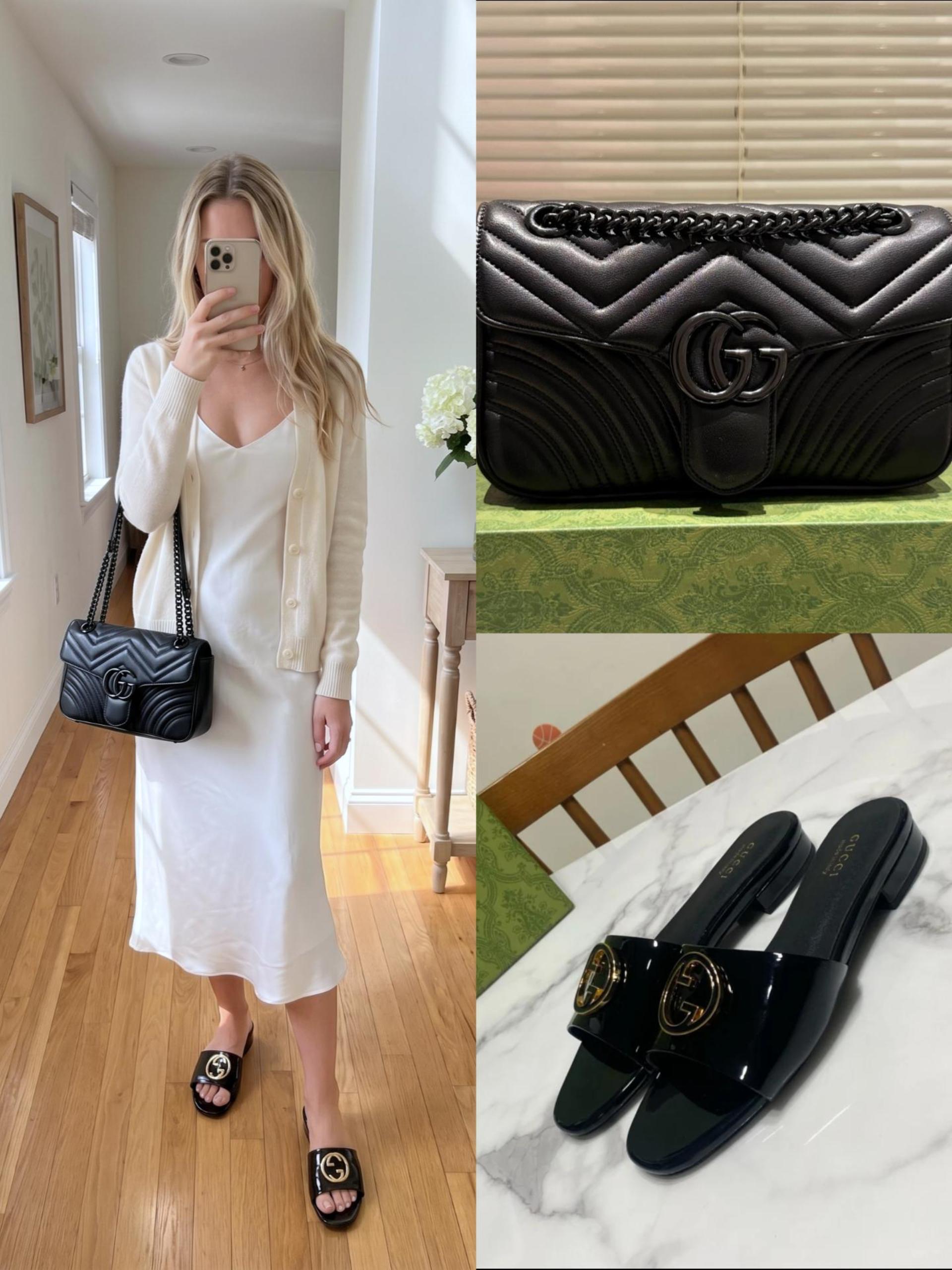 Gucci Shoes & Bag Set