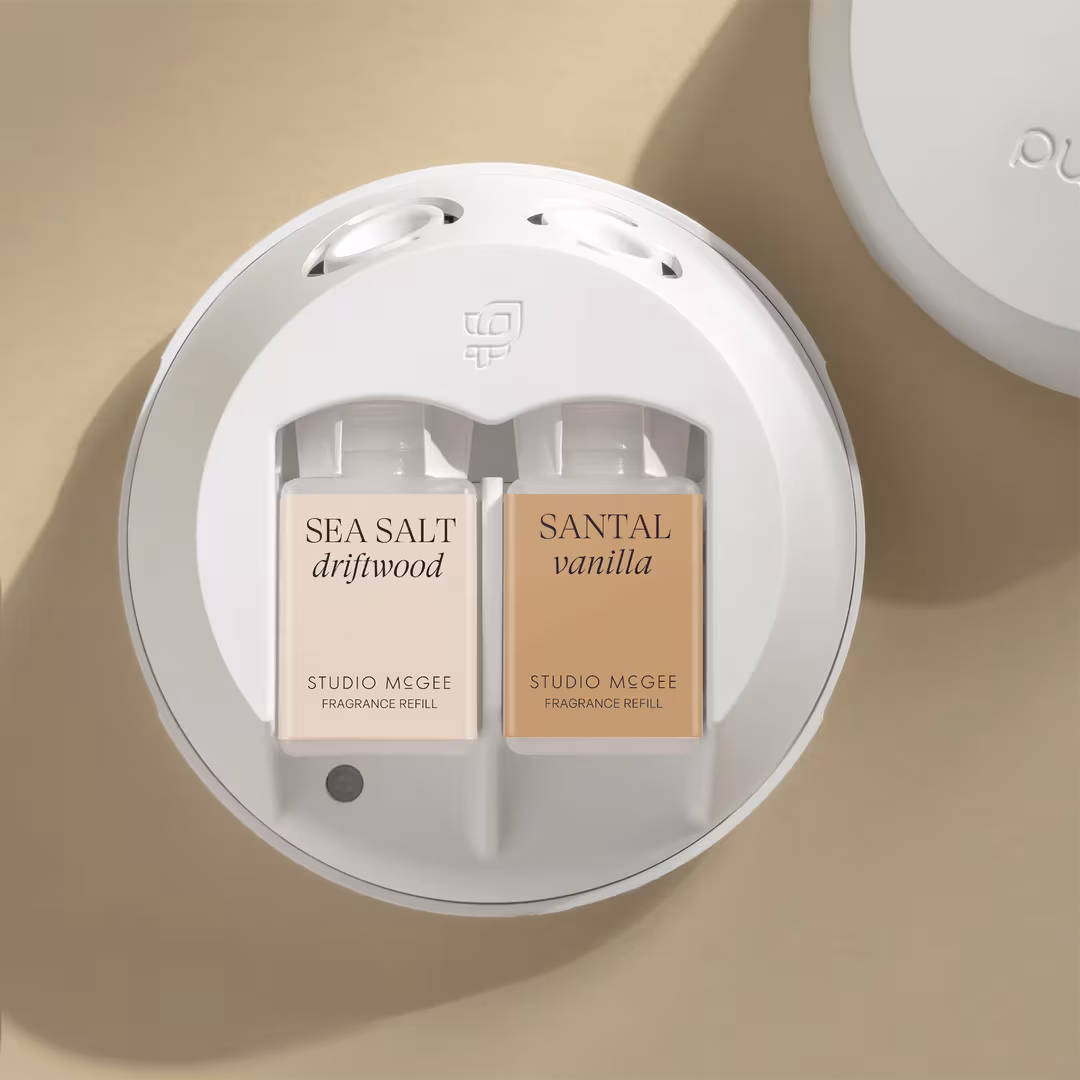 Pura  Pura X Studio McGee Santal Vanilla and Sea Salt Driftwood Diffuser Refills