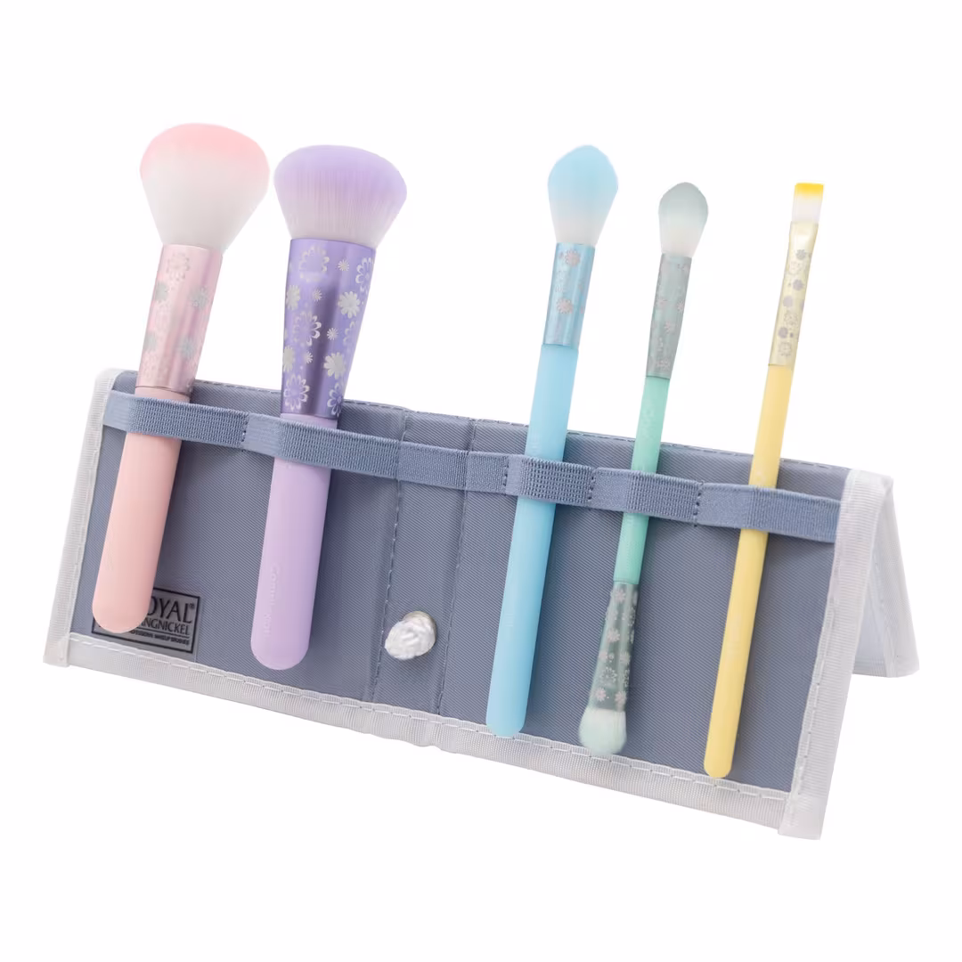 MŌDA  Posh Pastel Complete Face Flip Makeup Brush Kit
