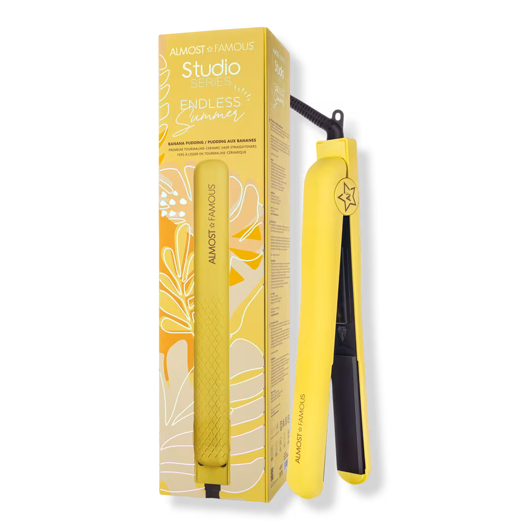 Almost Famous  Endless Summer Tourmaline-Ceramic Flat Iron for All Styles