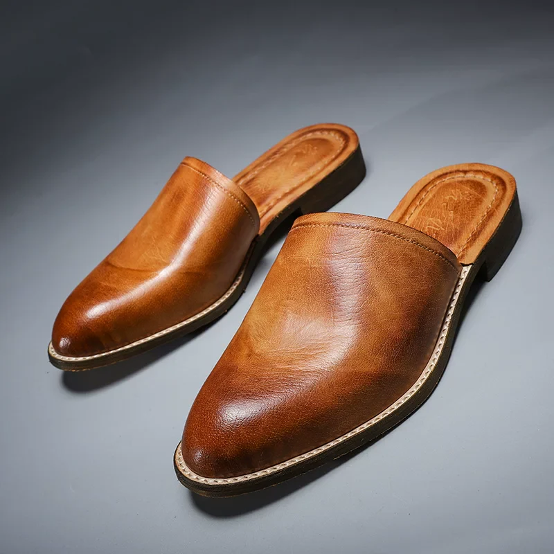 Handmade Goodyear British casual leather shoes