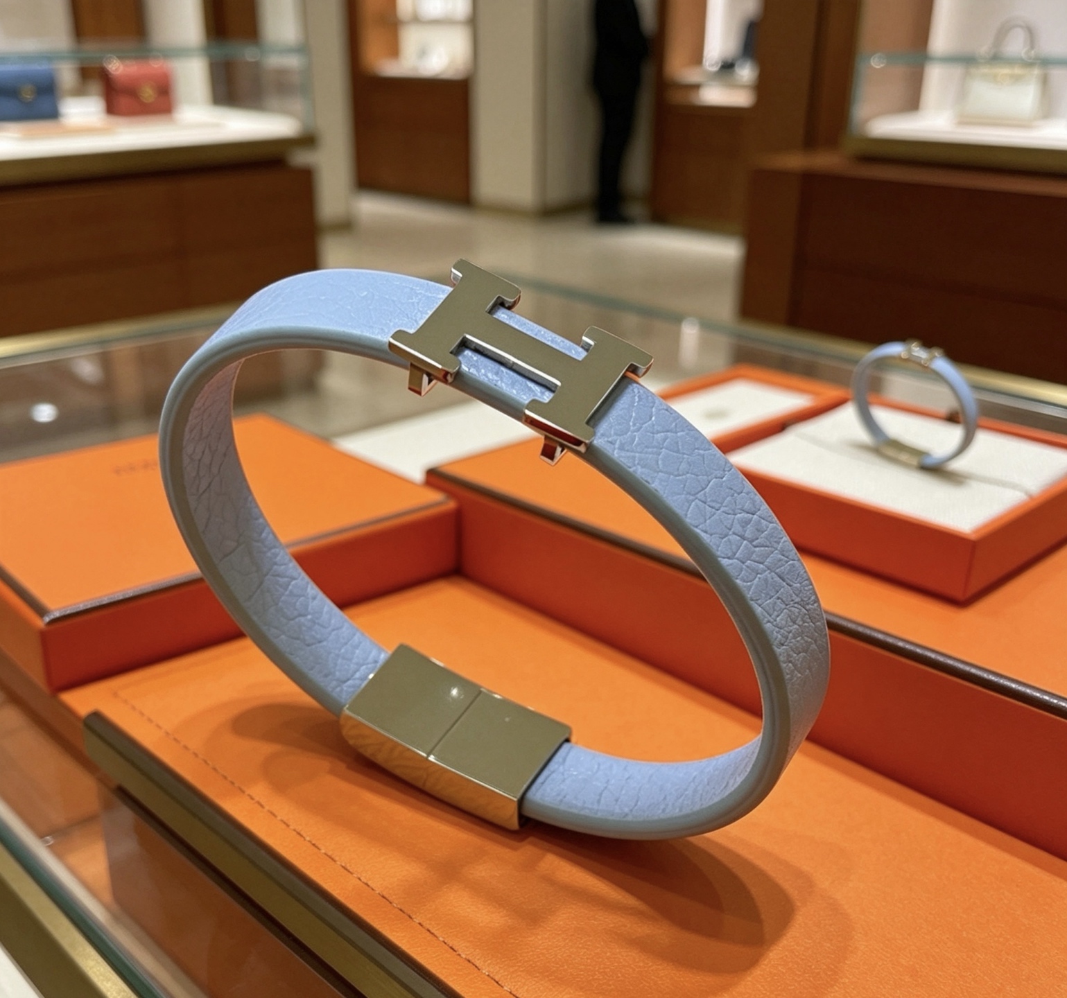 Hermes Jewelry New Anger Forest Leather Rope Bracelet