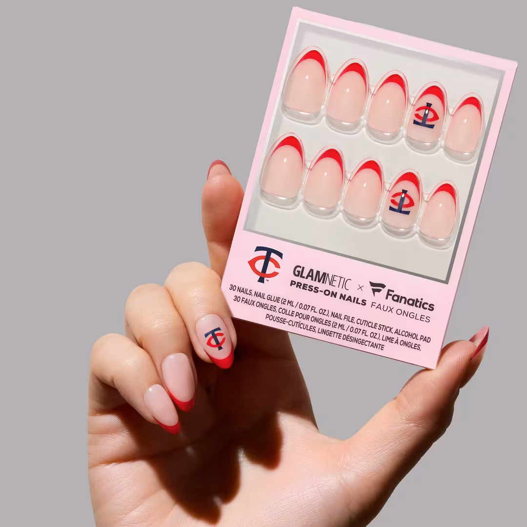 Glamnetic x Fanatics Nail  Minnesota Twins Press-On Nails