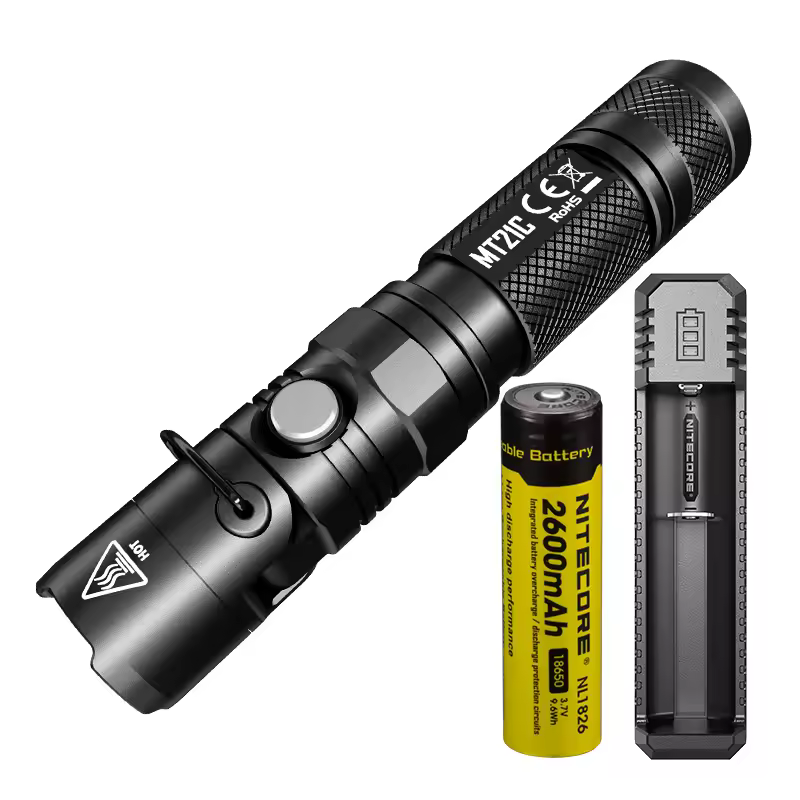 Nitecore MT21C L-shaped Flashlight 90° Adjustable Work Light Multifunction Magnetic Suction EDC Troch Lantern, CREE XP-L HDV6