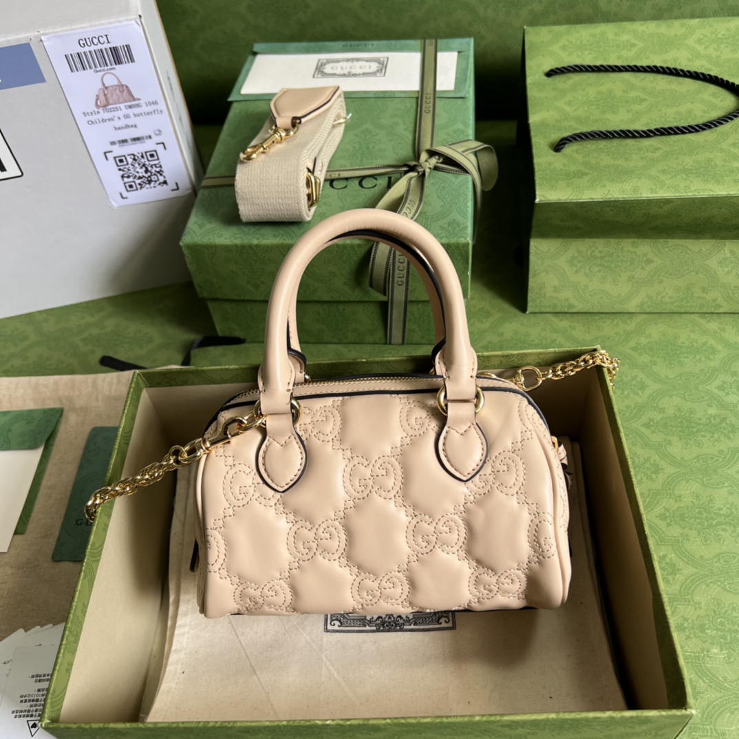 Gucci GG matelass?? leather mini bag 702251