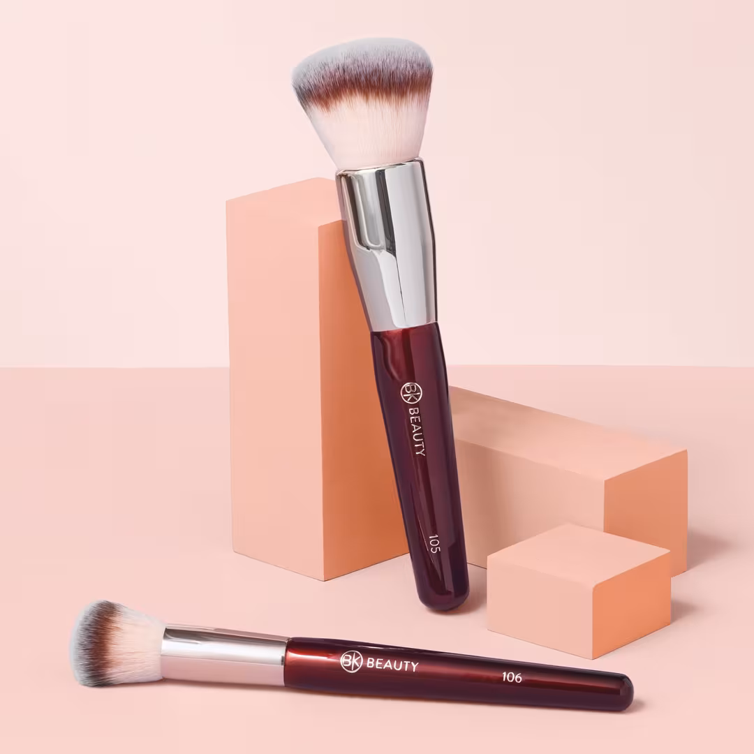 BK Beauty  Large Buffer & Round Foundation Brush Set
