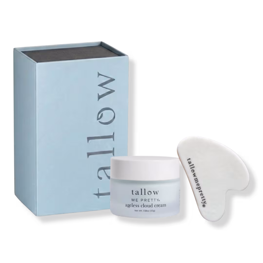 Tallow Me Pretty  Ageless Ritual Anti-Aging Skincare Gift Set with Gua Sha