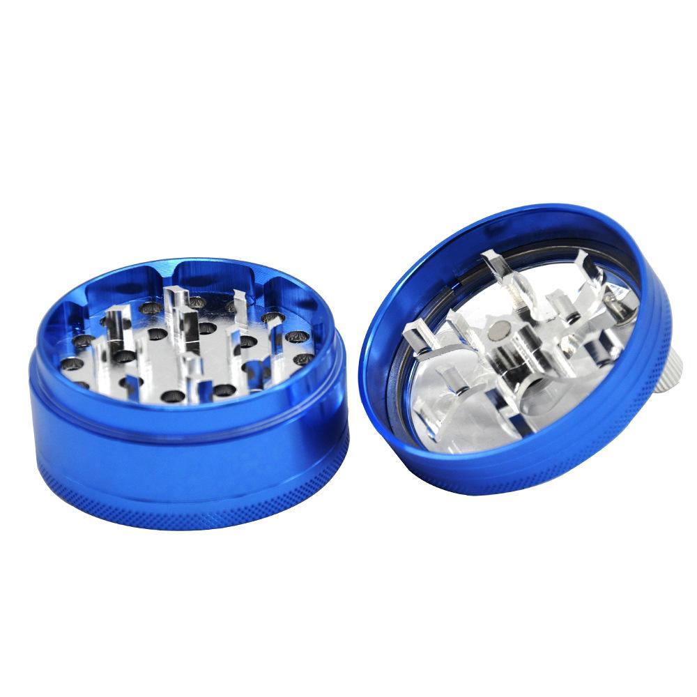 Crank Herb Grinder With Handle 3 Layer 63mm (3 Color)