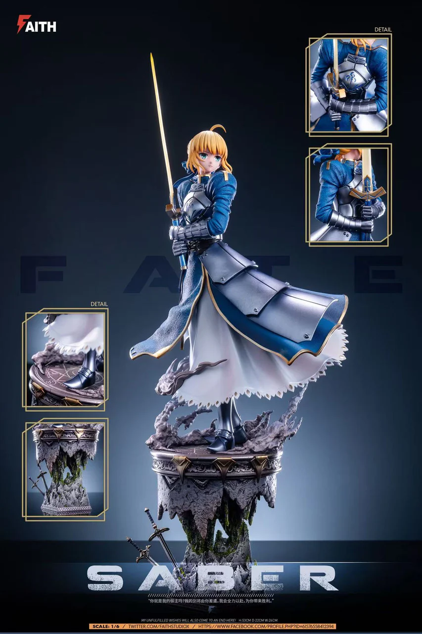 Fate - Saber | 1:6 Resin Statue | by Faith Studio