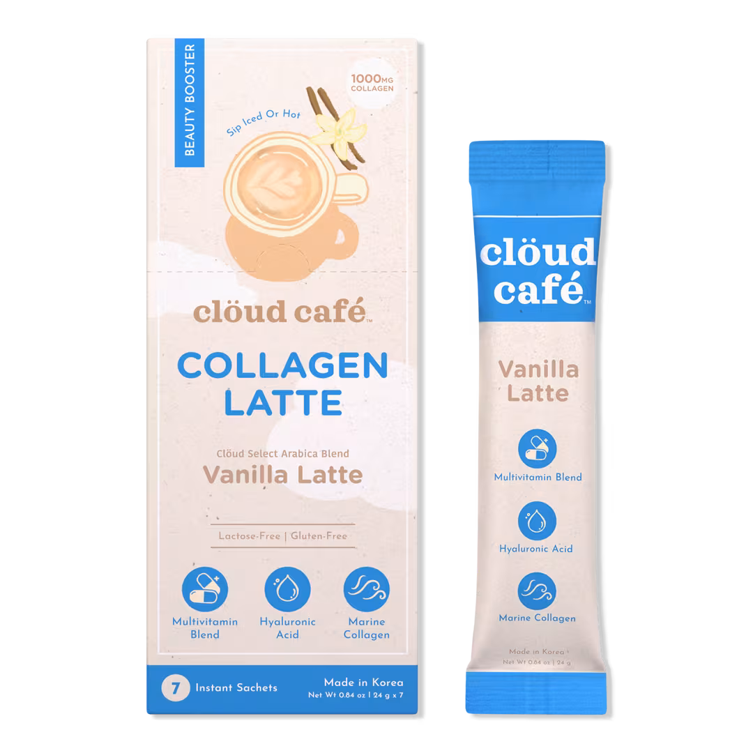 clöud café  Vanilla Latte Collagen-Infused Beauty Booster
