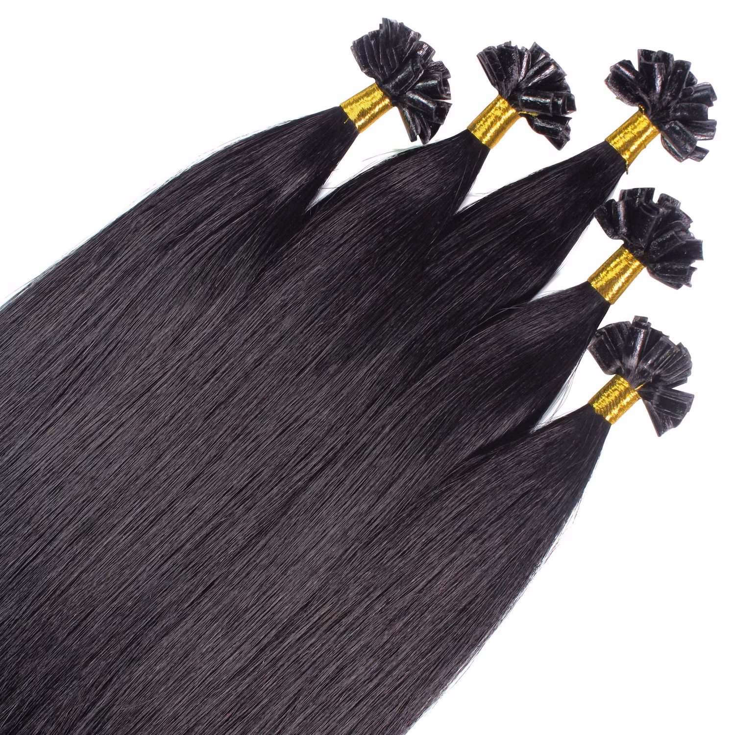 Bonding Extensions Premium Echthaar #2/0 Schwarz 0,8g