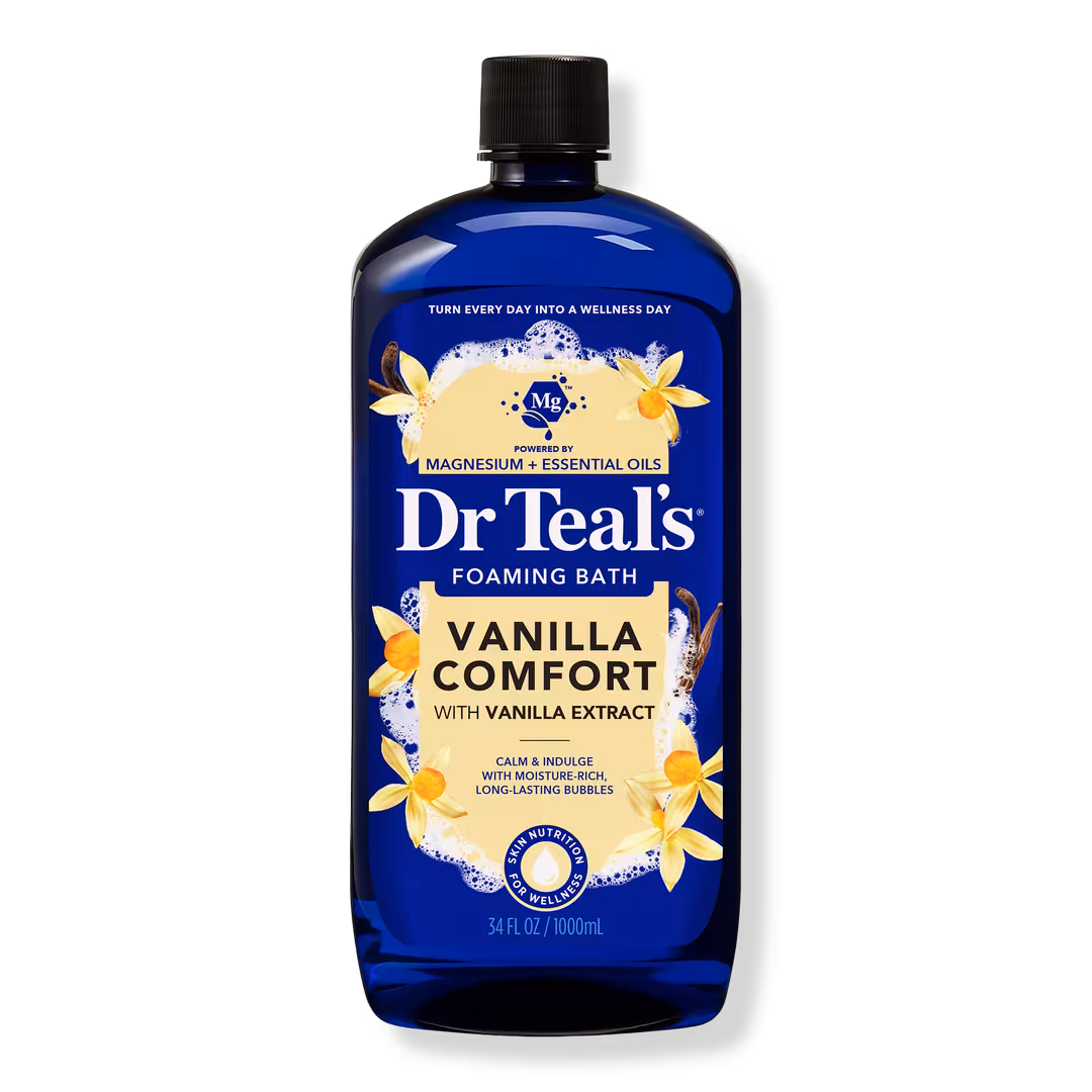 Dr Teal's  Foaming Bath with Pure Epsom Salt, Vanilla Comfort