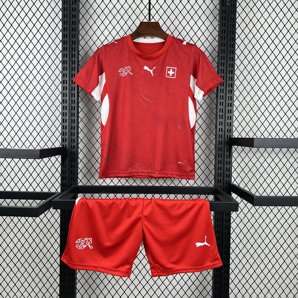 Kids Switzerland 2026 World Cup Home Kit