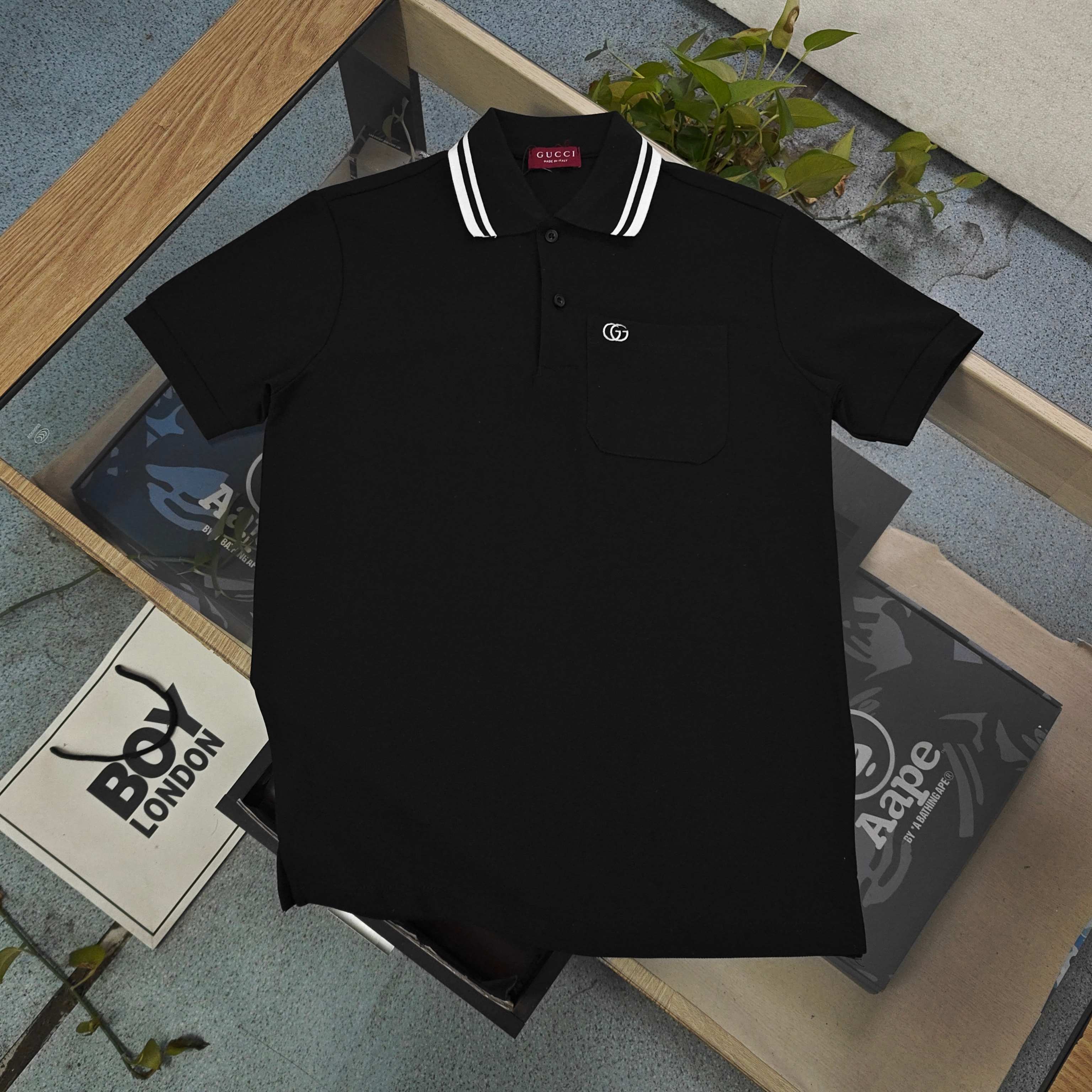 Gucci Double G Pocket Polo Shirt