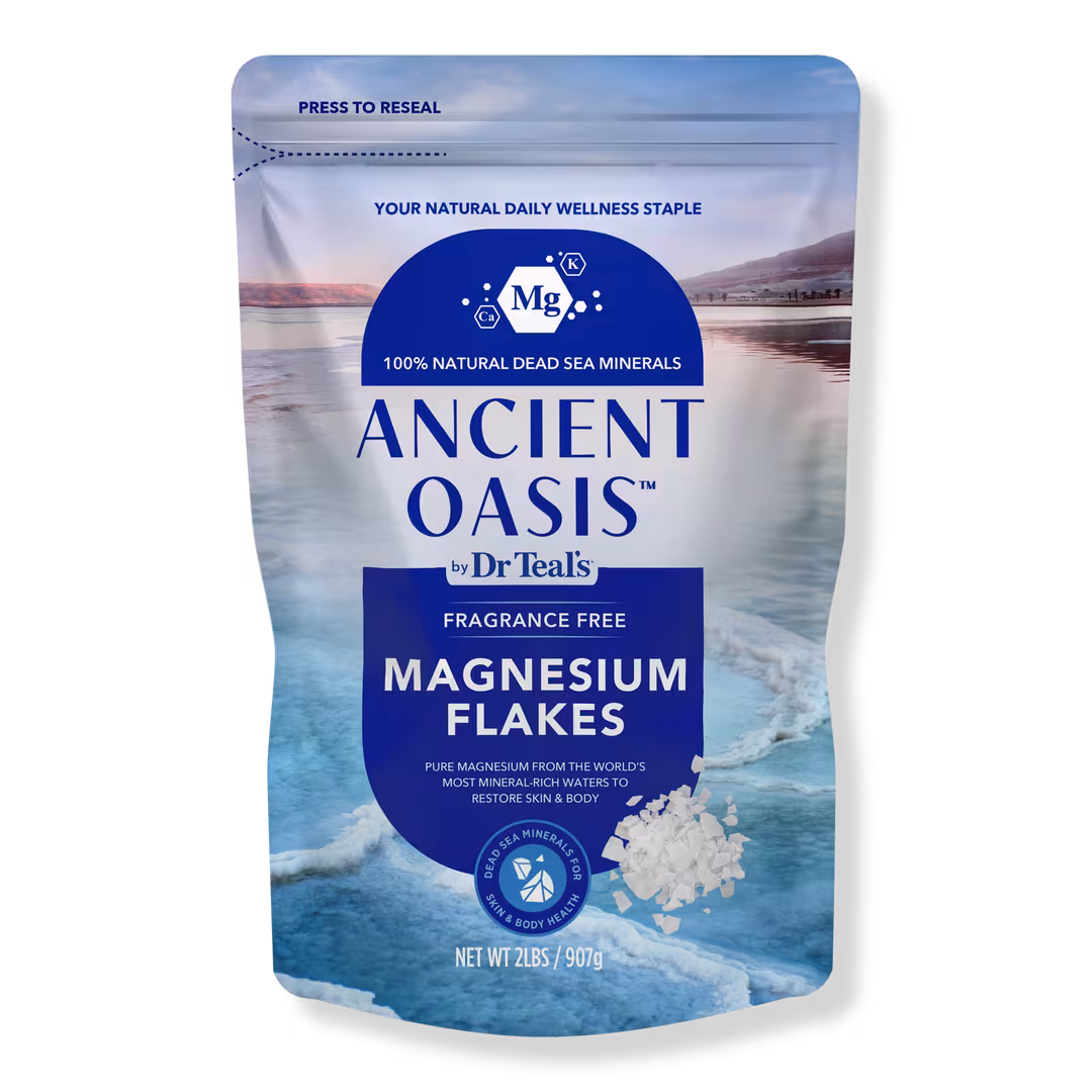 Dr Teal's  Ancient Oasis Fragrance Free Magnesium Flakes