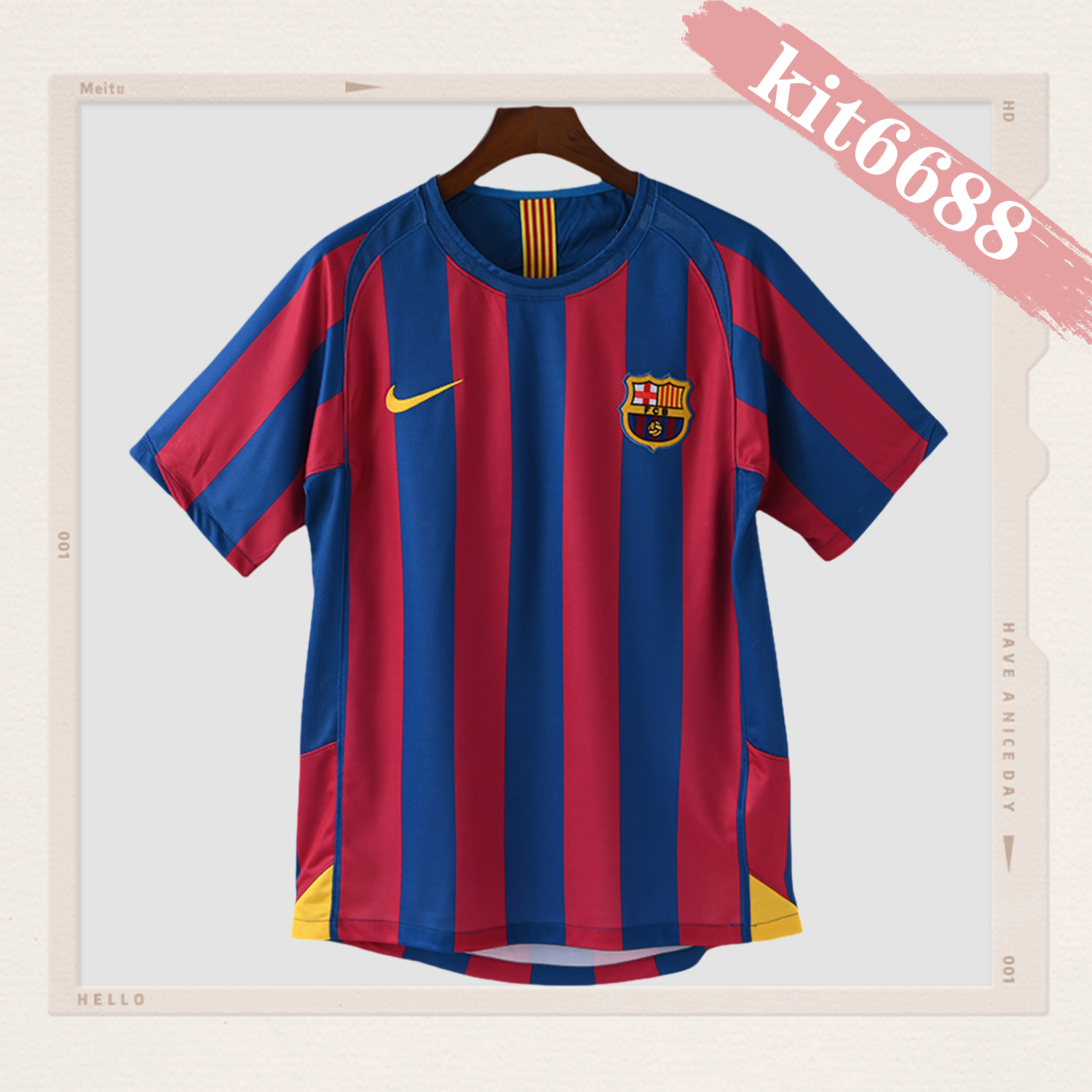 2005/2006 Barcelona Home Retro Football Shirt
