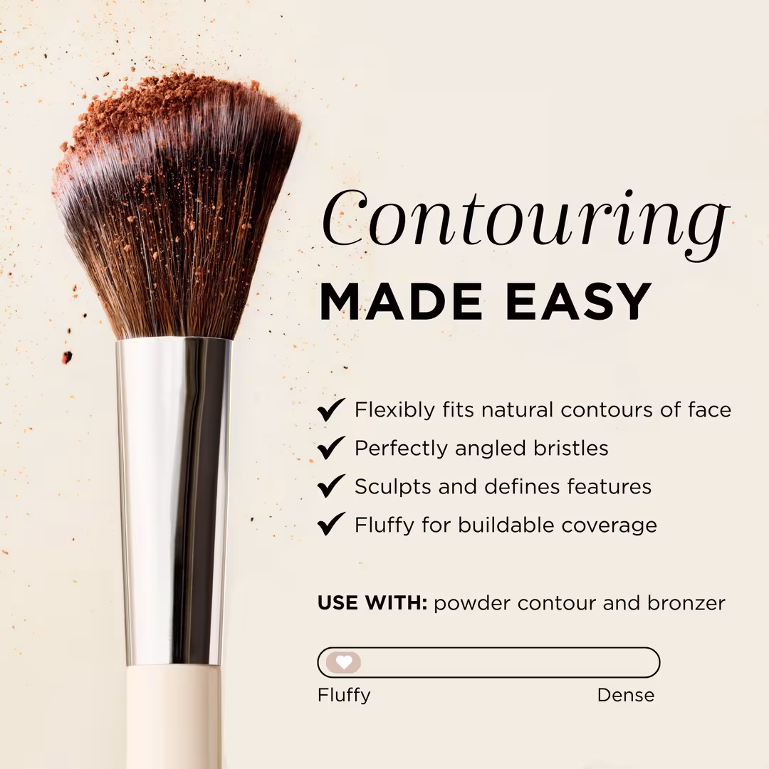 HALEYS Beauty  Angled Sculpting Contour Brush