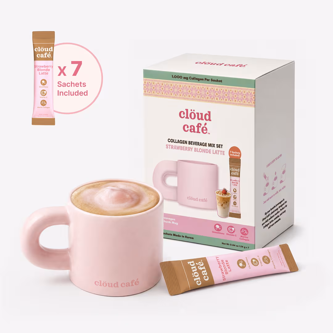 clöud café  Strawberry Blonde Collagen Coffee Gift Set