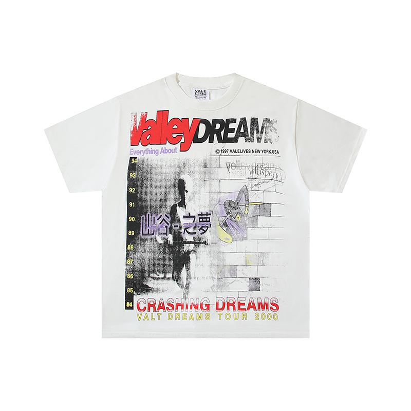 New summer cotton printed T-shirt