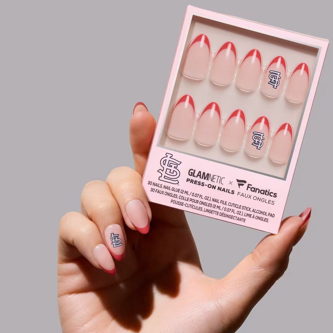 Glamnetic x Fanatics Nail  St. Louis Cardinals Press-On Nails