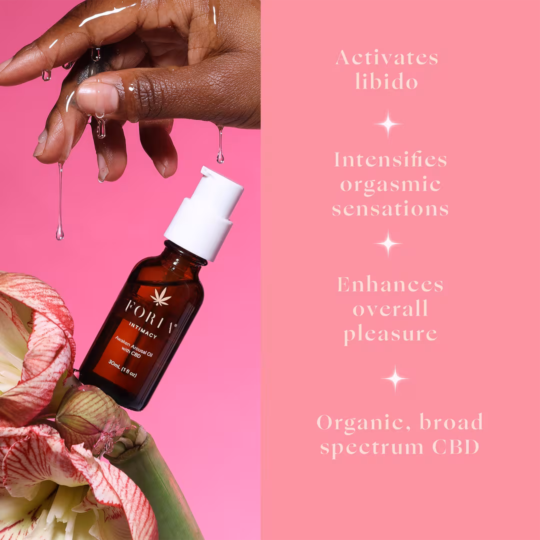 Foria  Intimacy Awaken Arousal Oil with CBD