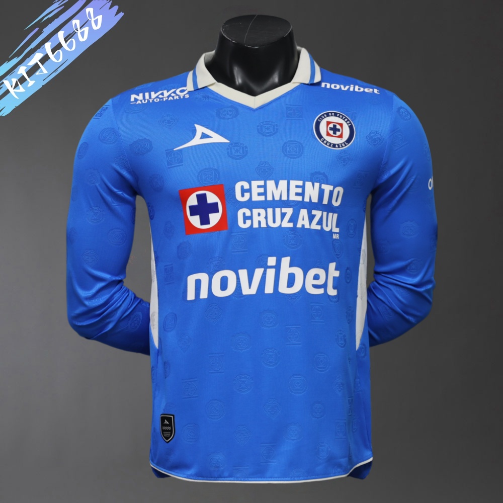 2026/2027 Cruz Azul home long sleeves Football Shirt (Player version )